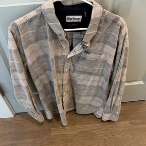 Barbour Checkered Beige and Gray Shirt